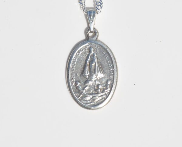 Mary and Children Pendant in 925 Sterling Silver