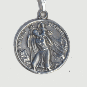 St. Christopher's Medal in 925 sterling silver: a timeless symbol of protection and guidance, combining exquisite design, exceptional craftsmanship, and enduring beauty