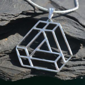 Impossible Triangle Pendant in 925 Sterling Silver