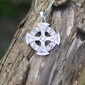 Shop our Celtic Cross Pendant in 925 sterling silver, crafted in the UK. Featuring a classic design, this pendant symbolises faith and heritage.